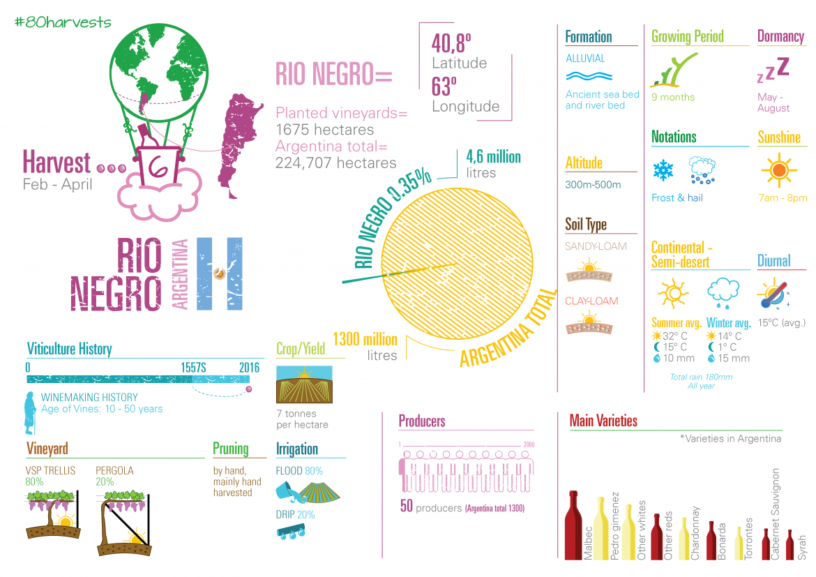 Infographic database rio negro, argentina
