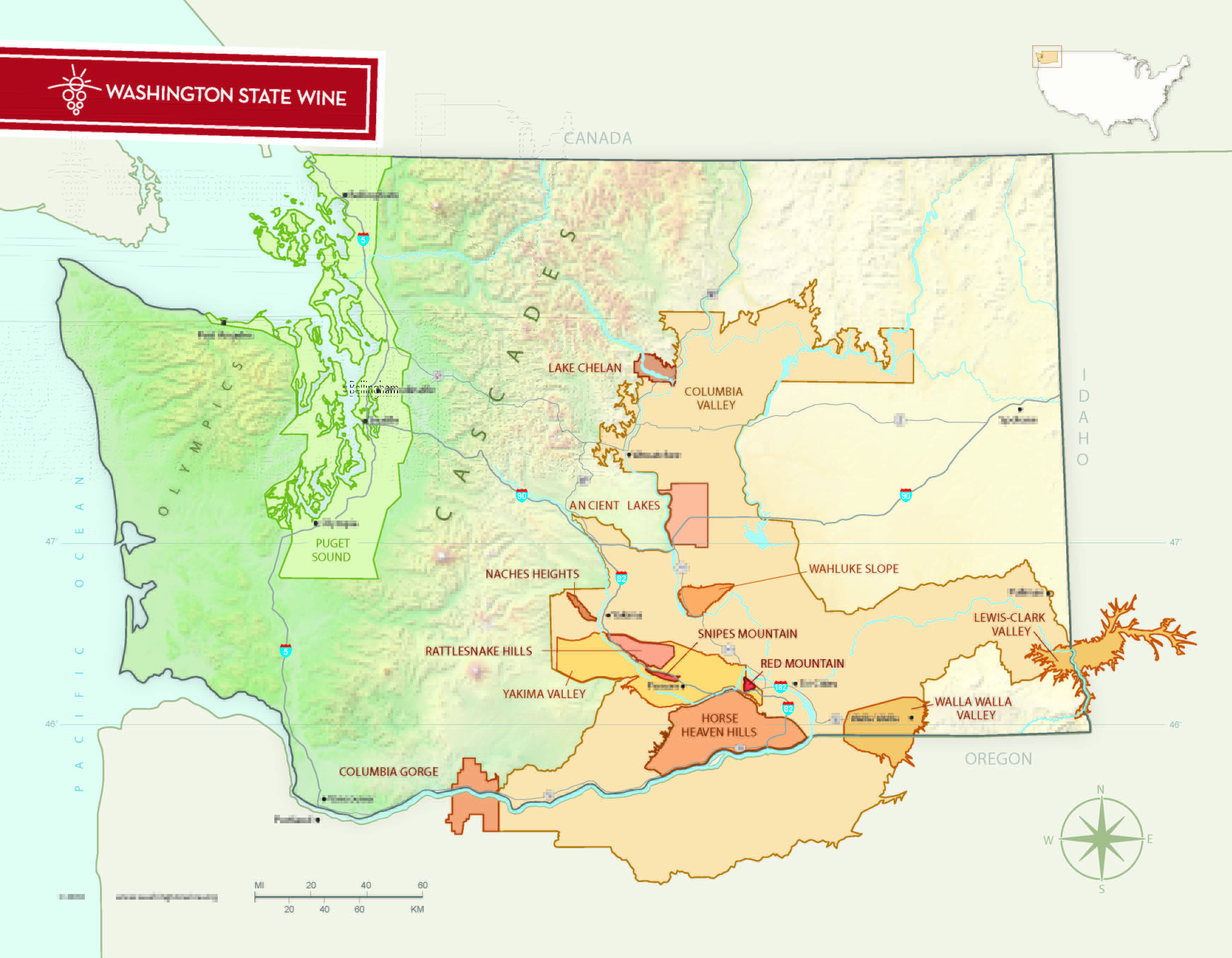 Washington wine region: Why extreme pays off. Climate, terroir, wines.
