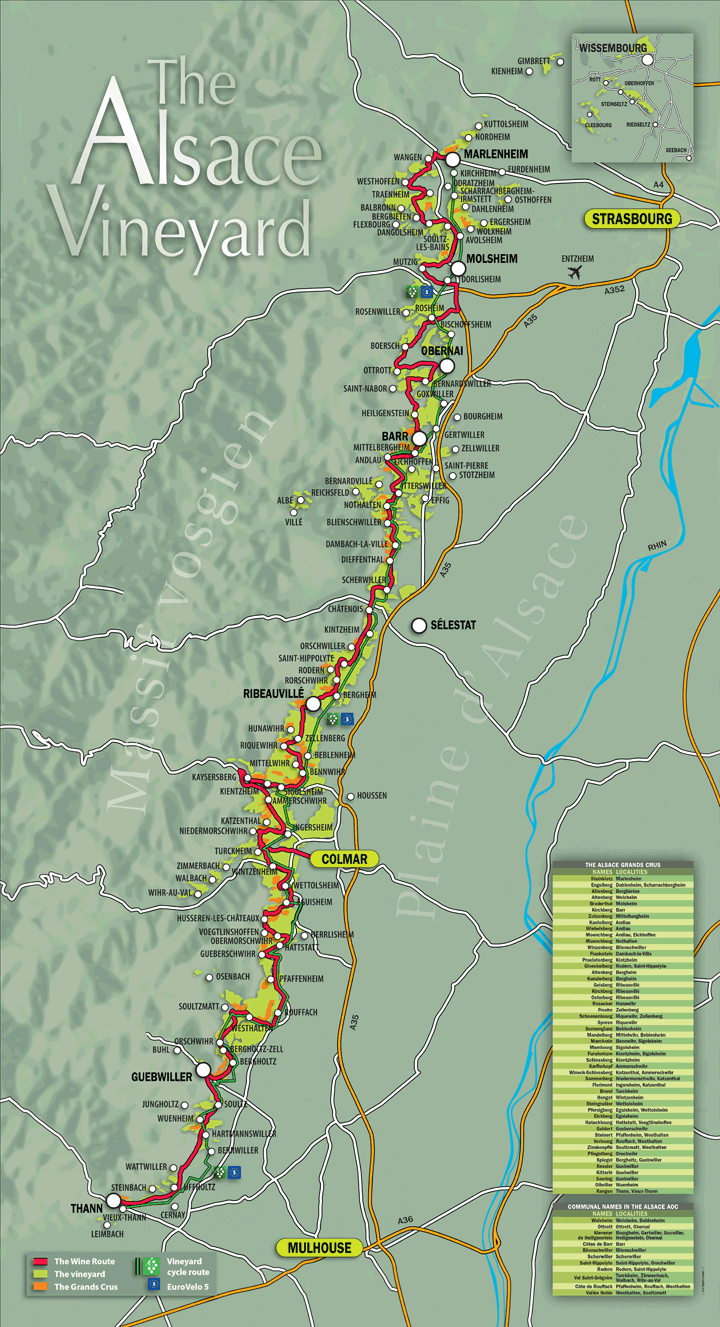 Alsace guide: Fast Facts to the terroir, viticulture, wine varieties, wines