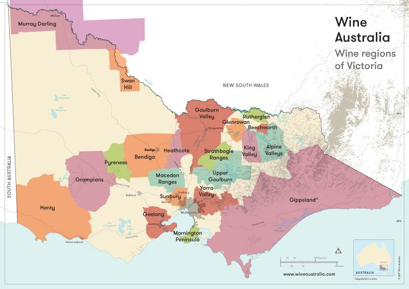 Wine regions of Victoria