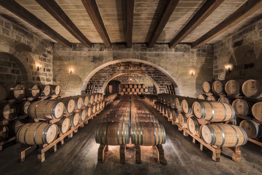 Marsovin wine cellar