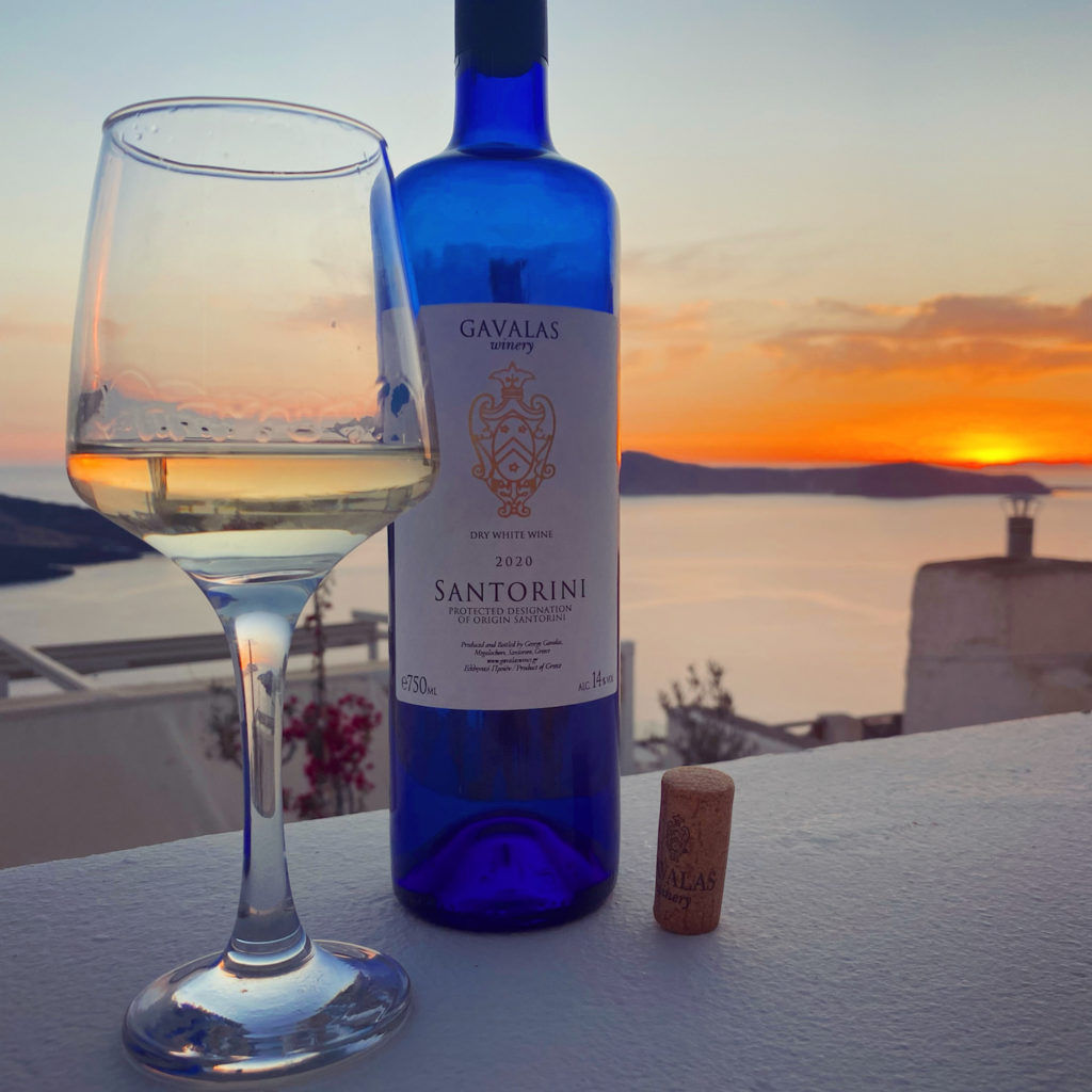 those santorini sunsets... assyrtiko and wines of Santorini